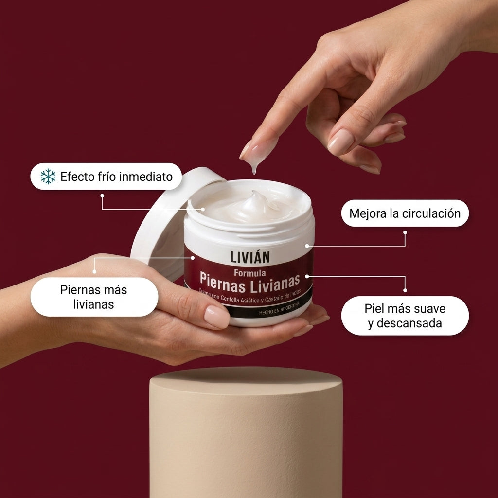 Livián – Crema Descongestiva para Piernas